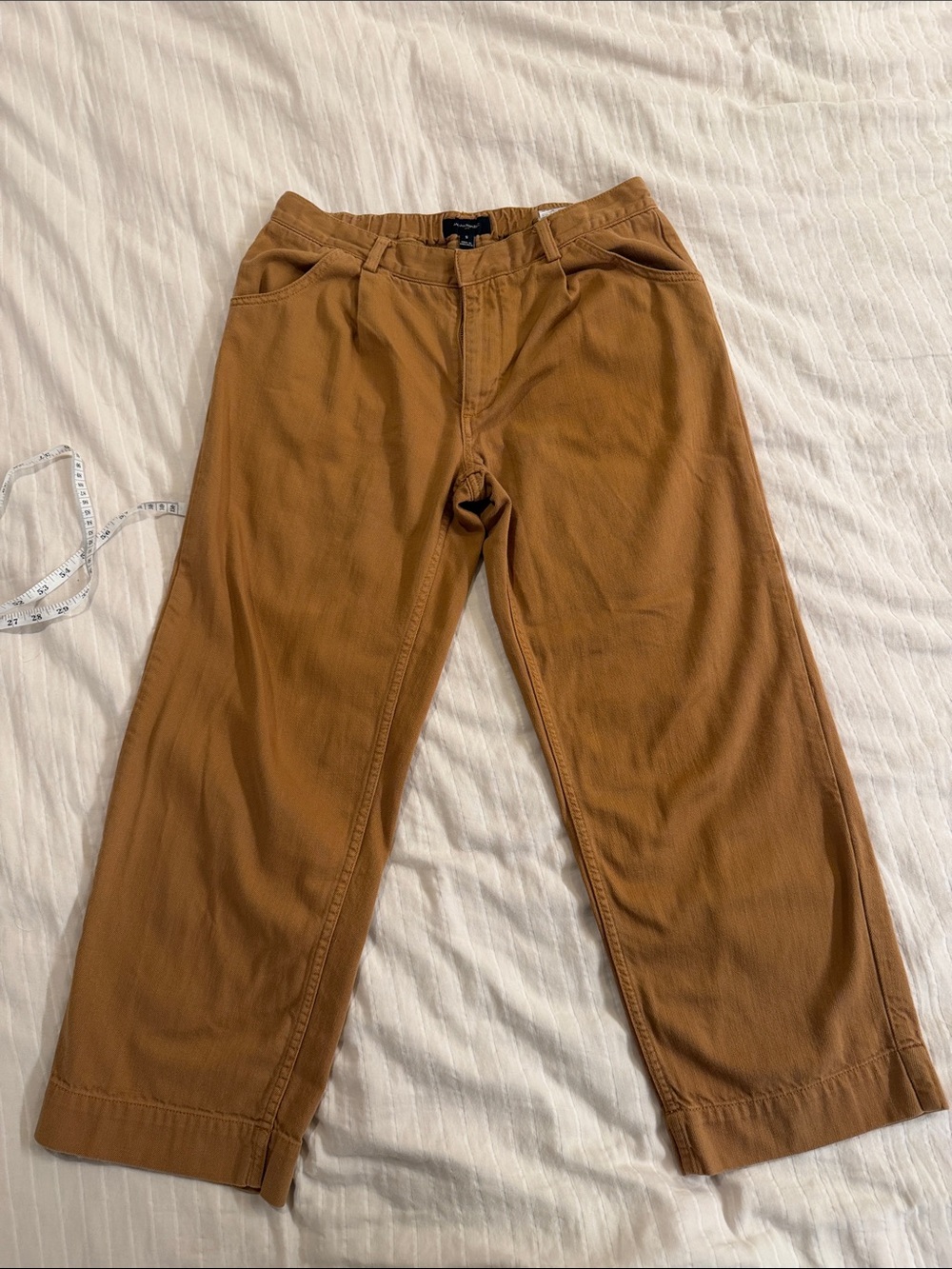 Banana Republic Wide-Leg Pants in Caramel Brown